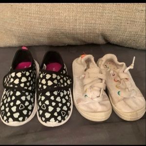 2 for 1 Toddler Size 7 Shoes